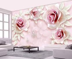 pvc 3d printed bedroom wallpaper white