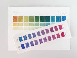 5 Types Of Watercolor Charts Type 5 Two Color Mixing
