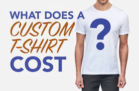 what does a custom t shirt cost