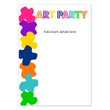 Art Party Invitations Cards On Pingg Com
