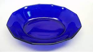 Vintage Cobalt Blue Serving Bowl Cobalt