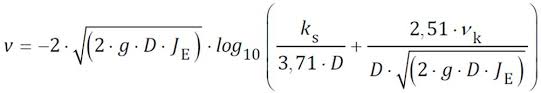 Colebrook White Equation Civilweb