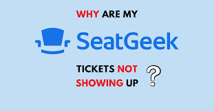 my seatgeek tickets not showing up
