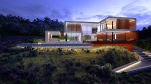 Hillside Modern House Concept Cyprus