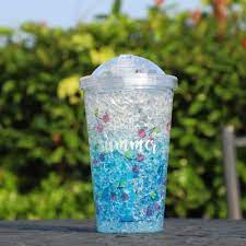 Summer Ice Cold Plastic Tumbler Cup