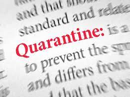 Put in isolation as if by quarantine. What Is The Meaning Of Quarantine How Did It Originate