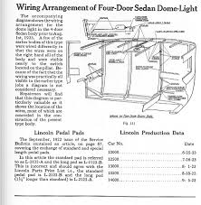 1926 fordor wiring for interior dome light
