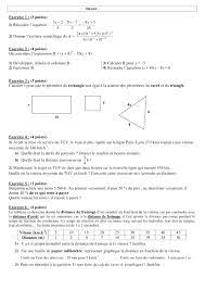 Contrôles de maths en 4ème et DS à télécharger en pdf.