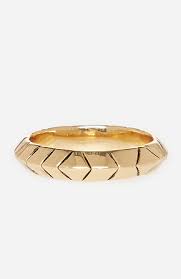 House Of Harlow 1960 Aztec Thin Stack Ring