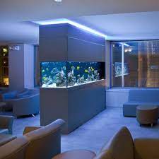 Modern-aquarium-lighting-ideas | Aquarium maison, Maison, Maison design gambar png