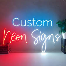 custom led neon signs