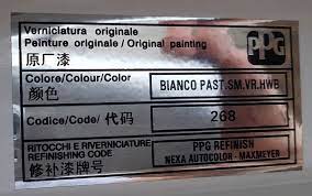 Fiat Paint Codes Where Is My Colour