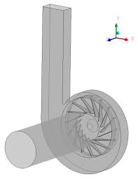 pressure pulsation in a centrifugal fan