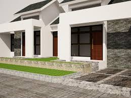 smal house indonesian rumah type 45 3d