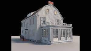 amityville horror house modeled in 3d