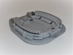 New England Patriots Gillette Stadium Replica Model 3d Printed