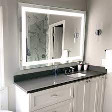 Most popular home hardware bathroom vanity mirrors for 2019. Front Lighted Led Bathroom Vanity Mirror 48 X 40 Rectangular Mirrors Marble