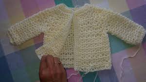 Crochet Makes Crochet Baby Cardigan Newborn