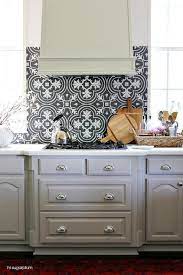 White Mosaic Tile Kitchen Backsplash