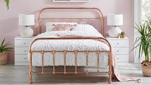 Shelby Ii Rose Gold Bed King Single