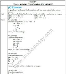 Ncert Exemplar Solutions Class 8 Maths