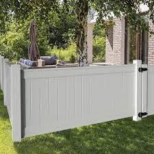 Emblem Vinyl Fencing | 4' x 8' | White - Freedom Outdoor Living for Lowes
