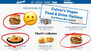 culver s vegan food drinks 2023 menu
