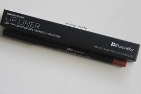 bh cosmetics waterproof lip liner