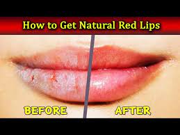 how to get red lips naturally best