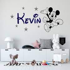 Personalized Name Wall Decal Mickey