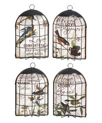 Bird Cage Wall Art Set Of Four Best