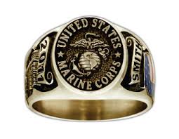 marine corps military rings
