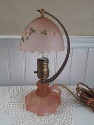 Satin Glass Boudoir Finger Lamp