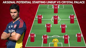 Arsenal potential starting lineup vs ...