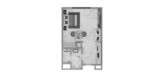 Apartment Floor Plan Studio Type A