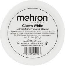 mehron professional makeup clown white 2 25 oz