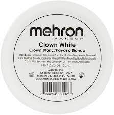 mehron makeup clown white professional