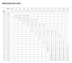 Size Charts Sailingfast