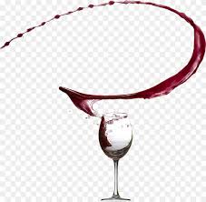 Elegant Red Wine Splashing In Wineglass