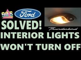 turn off ford thunderbird