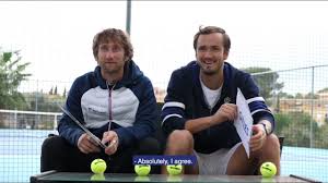 Daniil medvedev live score (and video online live stream), schedule and results from all tennis tournaments that daniil medvedev played. Daniil Medvedev And His Coach Gilles Cervara Fun Interview Youtube