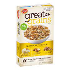 post great grains banana nut crunch whole grain cereal 15 5 oz