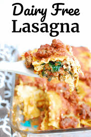 insanely delicious dairy free lasagna
