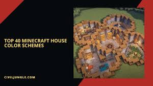 top 12 minecraft house color schemes