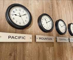 Time Zone Clock Sign World Clock Sign