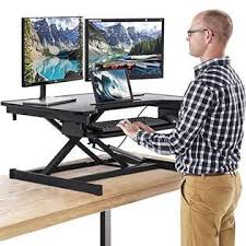 Your exact desk height is shown on a display that goes dark after 10 seconds to reduce light pollution and power draw while the desk is stationary. Bestoffice Standingadesk Fdw Adjustable Height 32 Inches Steel Standing Desk Coverter Stand Up Desk Home Office Computer Desk Workstation Black