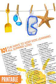 summer activities to keep kids learning