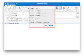 create a repeated meeting in outlook