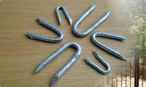 Fence Staples U Nail For Wire Mesh Fencing Fabrics Fixing