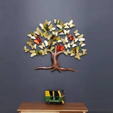 Iron Erfly Tree Wall Art For Home Decor